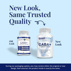Research Verified GABA+ - 600mg GABA con L-Teanina y L-Arginina - 60 Cápsulas Veganas (Pack de 3)