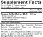Cápsulas de Raíz de Zarzaparrilla NusaPure, 150 mg, 150 Cápsulas Veganas (No OGM, Vegano)