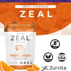Zurvita - Zeal for Life 30-Day Wellness Bag - Sabor Tropic Dream, 420 g