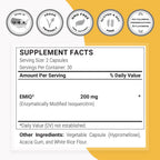 Supersmart IsoQuercitrina EMIQ 200 mg Quercetina Bioactiva 60 Cápsulas