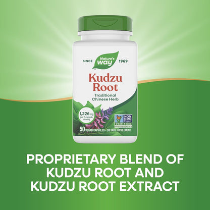 Nature's Way Raíz de Kudzu, 1226 mg por dosis (2 cápsulas), 50 Cápsulas Veganas – Image 4