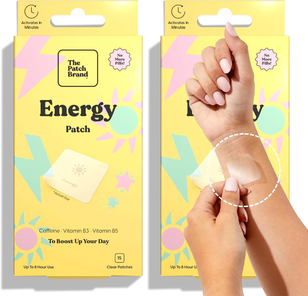 The Patch Brand Parches de Apoyo Diario | Complejo Multivitamínico con Vitamina C, Zinc, Vitamina D, Ginkgo Biloba y Equinácea