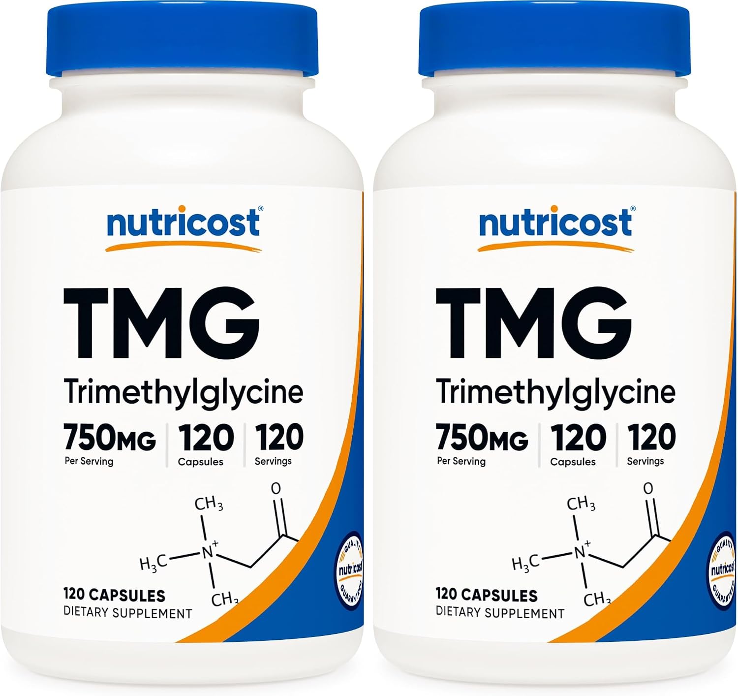 Nutricost TMG (Trimetilglicina) 750 mg, 120 Capsules