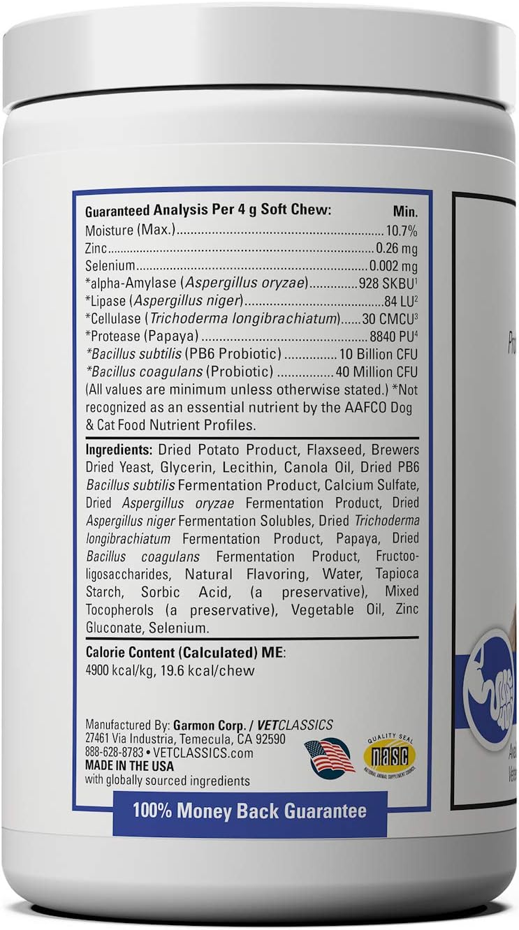 Protegrity GI Probióticos para Perros y Gatos, 45 Masticables Suaves