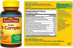 Nature Made Super B-Complex con Vitamina C y Ácido Fólico, 60 comprimidos