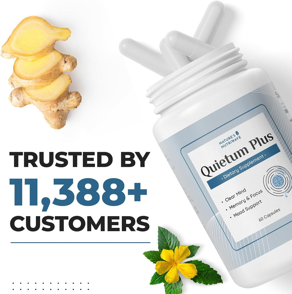 Quietum Plus – Cápsulas de Extractos Herbales – 60 Cápsulas