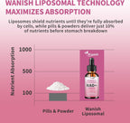 Wanish NAD Liposomal 500 mg – Nicotinamida para Mujeres, Vegano, Sin Azúcar