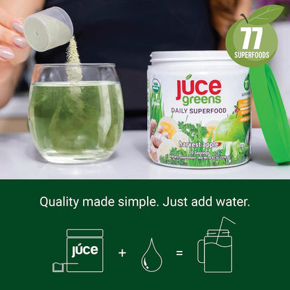 Juce Greens Organic Superfood Powder - 77 – Frutas y bayas: Acai, Arándanos, Moras, Fresas, Manzana, etc., ricas – Image 7