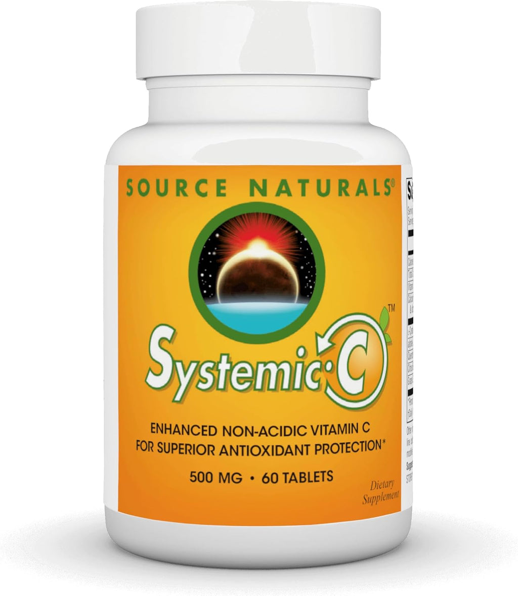 Systemic C de Source Naturals - 500 mg, 60 comprimidos