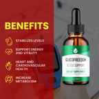 GlucoFreedom Drops - Fórmula Oficial - Gotas Líquidas (Pack de 5, 10 oz)