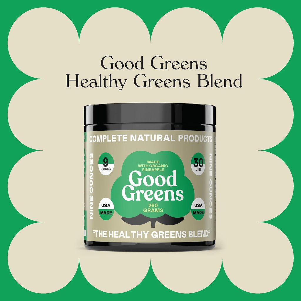 Good Greens Superfood Powder - Mezcla de Superalimentos Verdes - 255g (9oz) 30 Dosis