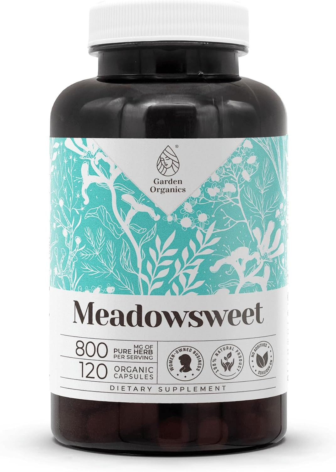 Meadowsweet 120 Cápsulas | Complemento Alimenticio Herbal de Alta Potencia