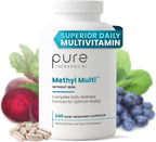 Pure Therapro Rx Multivitamínico Metilado Sin Hierro, 240 Cápsulas (Suministro para 4 Meses)