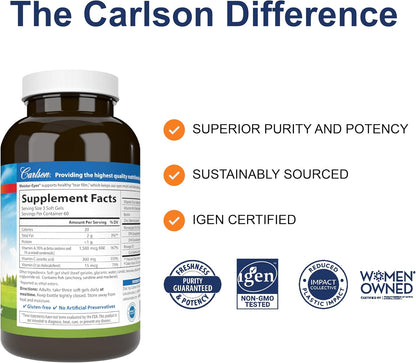 Carlson Moistur-eyes, 180 Softgels – Image 2