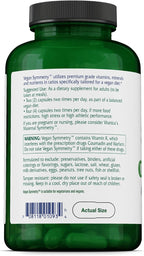 Vitanica Vegan Symmetry, Multivitamínico Vegano para Mujeres, Sin Hierro, Sin Gluten, 120 Cápsulas