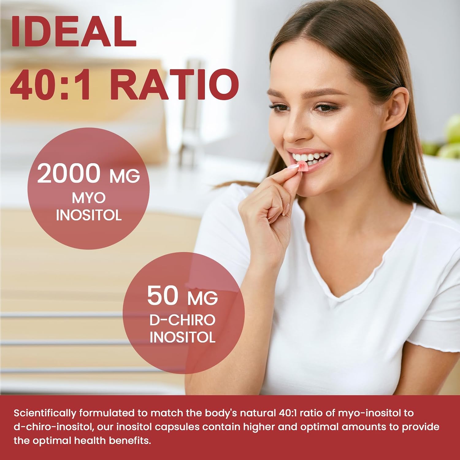 Myo-Inositol & D-Chiro Inositol Gummies 2000mg + 50mg | MICYDELAS