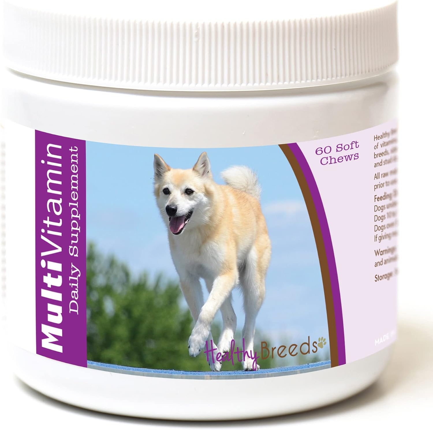 Healthy Breeds Norwegian Buhund Multi-Vitamin Soft Chews 60 Count