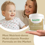 NanoVM t/f, Complemento Alimenticio para Nutrición por Sonda, Multivitamínico Infantil Hipoalergénico, Polvo sin Sabor con 14 Vitaminas y 13 Minerales, Bajo en Carbohidratos, 275 g – Solace Nutrition