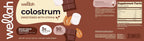 Wellah Colostrum Sabor Rocky Road (50 Dosis) - Endulzado con Stevia, 3g de Calostro por Dosis, Complemento Alimenticio