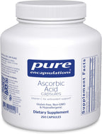 Pure Encapsulations Ácido Ascórbico, Vitamina C 1000 mg, 250 Cápsulas