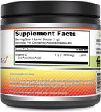 Amazing Formulas Vitamina C en Polvo | Ácido Ascórbico sin Sabor | 1 Gramo por Ración | 454 g