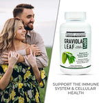 Planet Source Graviola Leaf (Annona muricata) - 1400 mg - 60 Cápsulas Vegetales