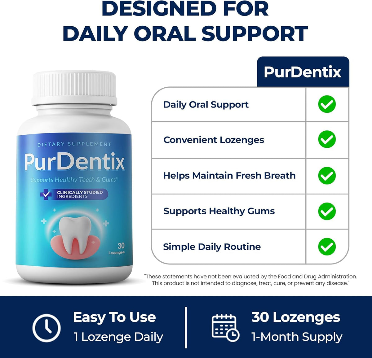 PurDentix Probiótico Oral – Fórmula de 4 – Bifidobacterium lactis: Contribuye a la diversidad de la microbiota – Image 3