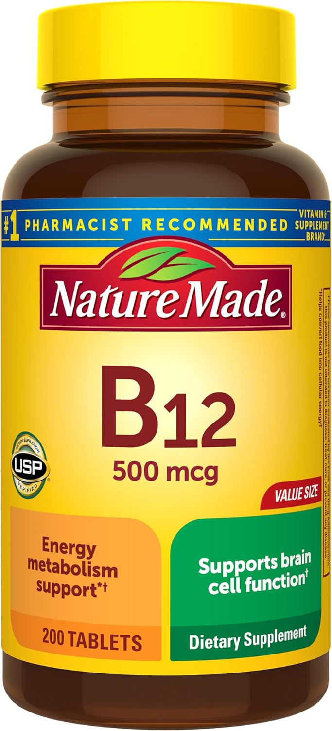Nature Made Vitamina B12 500 mcg - 100 Tabletas