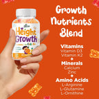 Juneno Gominolas de Vitaminas para el Crecimiento - Suplemento Multivitamínico para Adolescentes