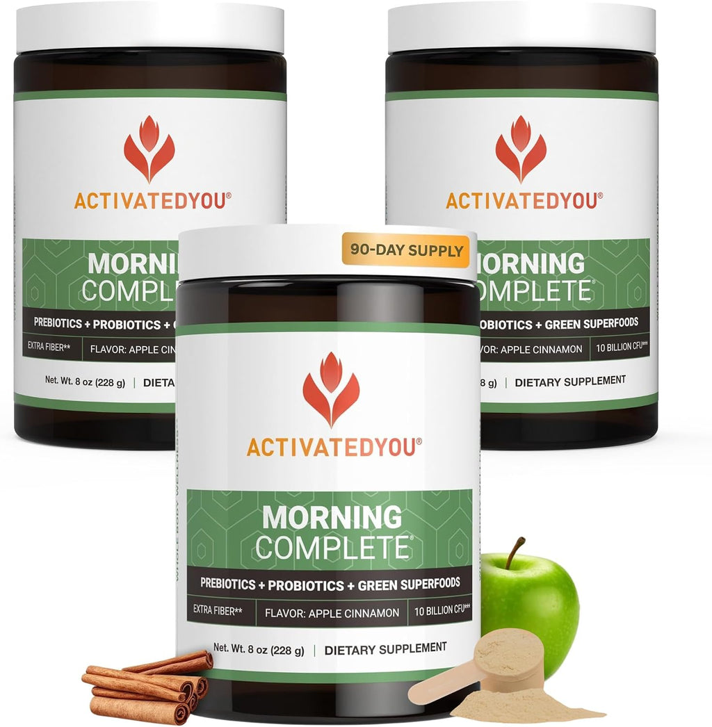 ACTIVEDYOU Morning Complete Mezcla de Verduras y Probióticos - 30 porciones (Cítricos)
