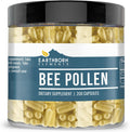 Earthborn Elements Polen de Abeja 200 Cápsulas, Puro y sin Diluir, Sin Aditivos