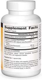 Source Naturals Resveratrol 100 - 100 mg, 60 Cápsulas Vegetarianas