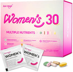 Multivitamínico para Mujeres 30+ con D3+K2, NR1000, Probióticos y Ashwagandha | 30 Sobres Diarios
