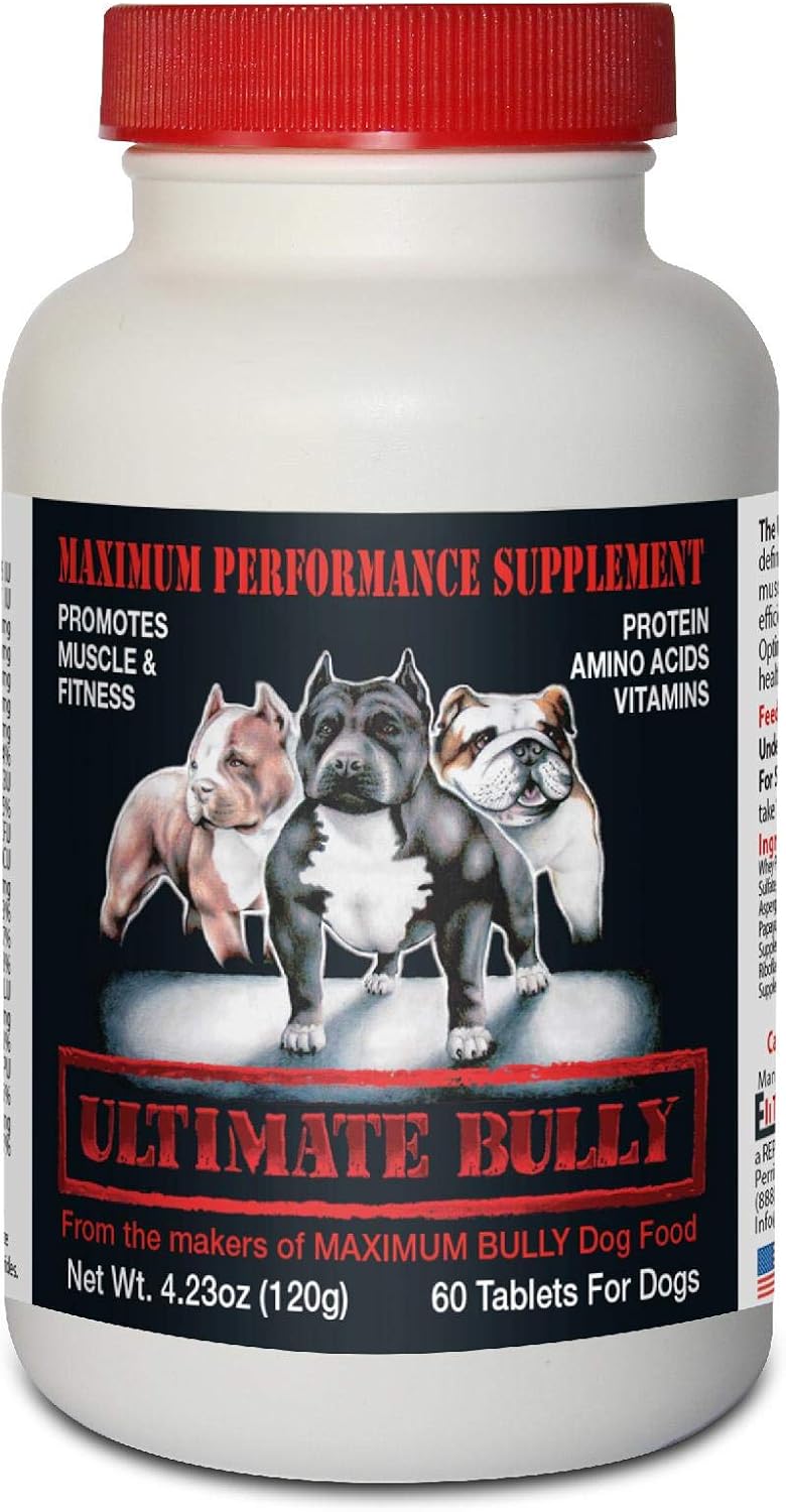 Ultimate Bully - Suplemento Canino de Máximo Rendimiento, 60 Comprimidos