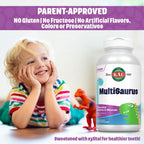 KAL MultiSaurus Multivitamínico Infantil - 180 Gomitas Dinosaurio con 11 Vitaminas y Minerales