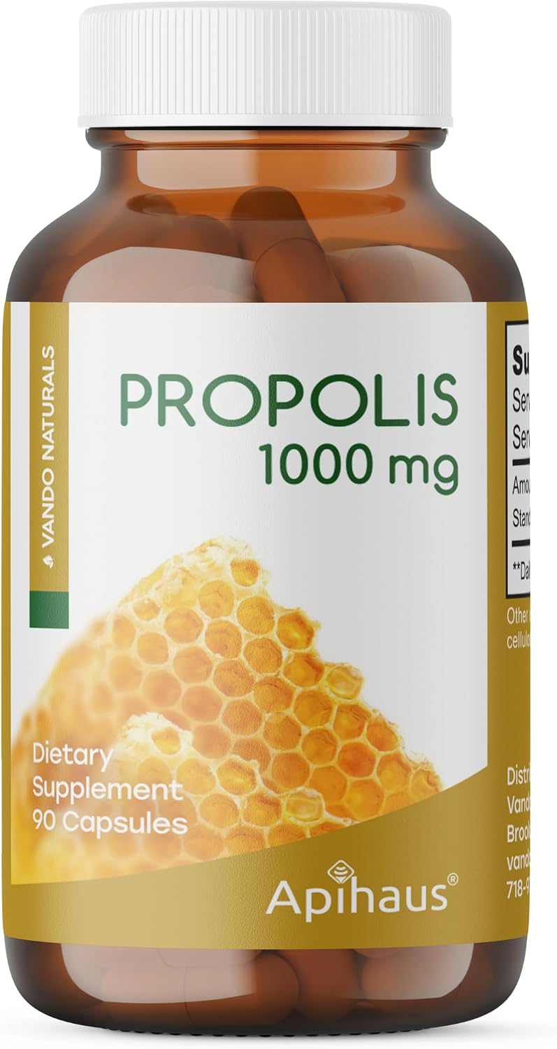 Propóleo Estandarizado, 1000 mg, 90 Cápsulas