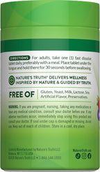 Nature's Truth Vitamina B12 2500 mcg con Ácido Fólico - 60 Comprimidos de Disolución Rápida