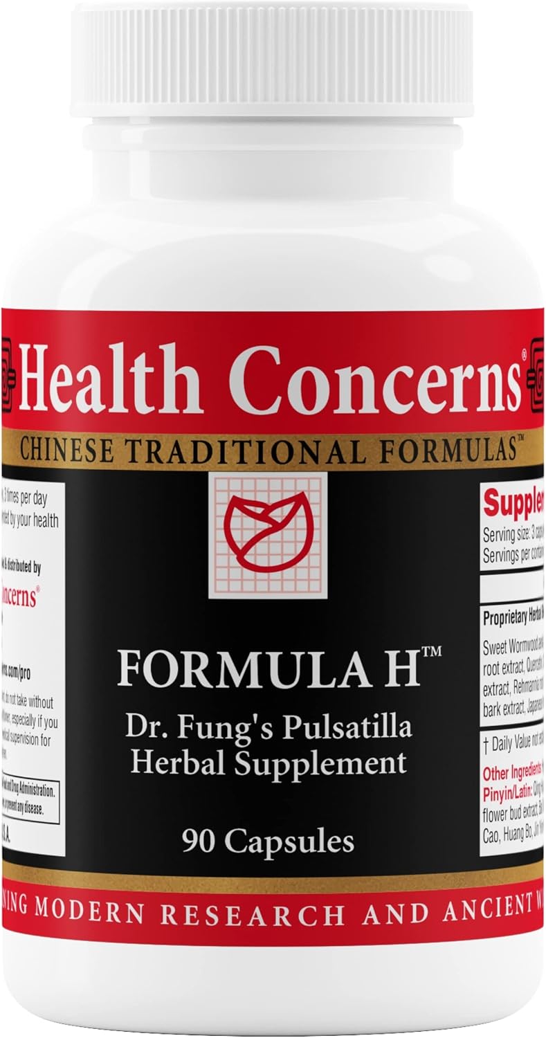 Health Concerns Fórmula H – Suplemento para la Circulación Sanguínea y Salud Venosa – 90 Cápsulas