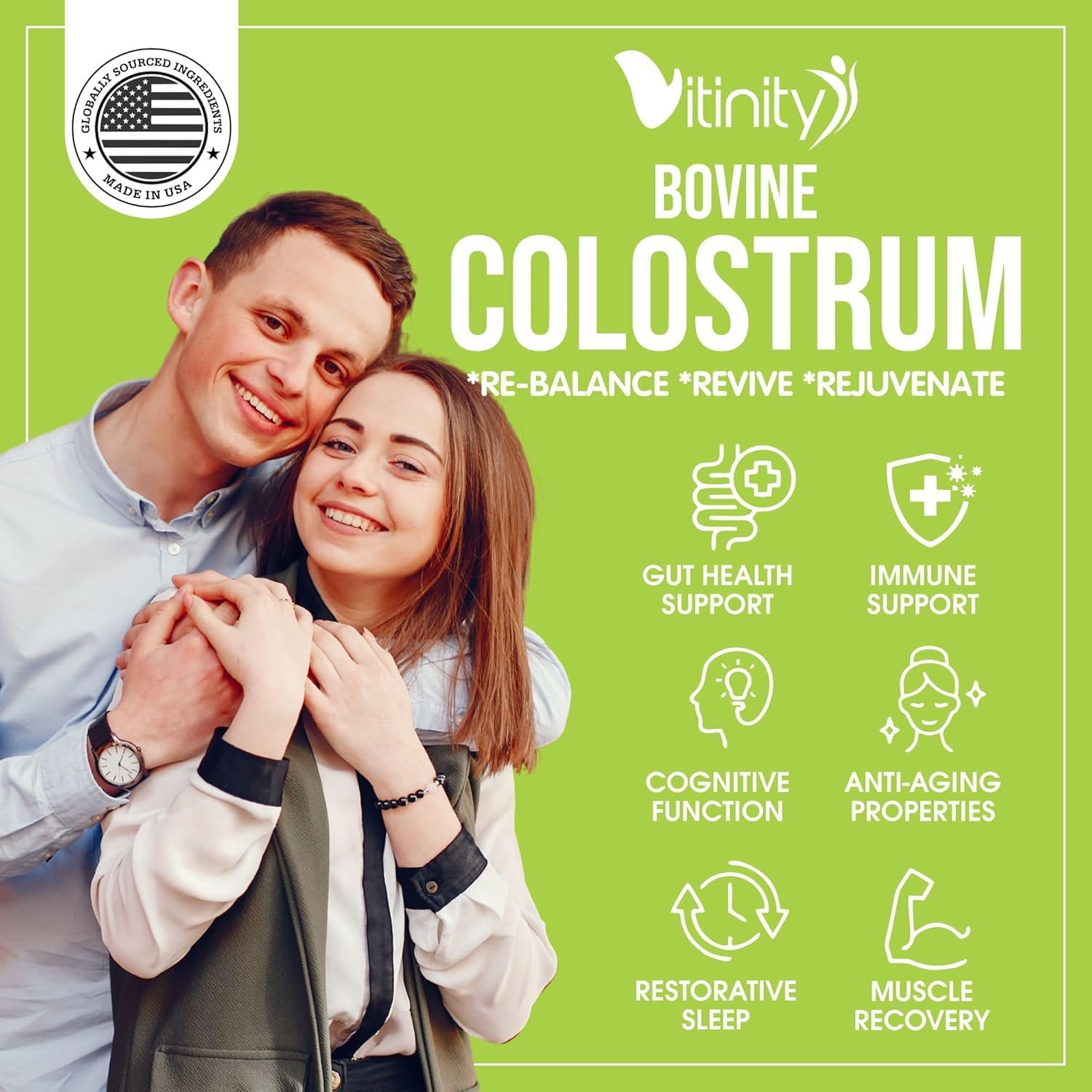 VITINITY Calostro Bovino en Cápsulas - 120 Cápsulas