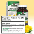 Nature's Answer Dandelion Root – 1260 mg per Serving – 90 Vegetarian Capsules