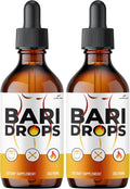 Bari Drops Suplemento Líquido Multivitamínico y Mineral (2 Envases de 60 ml, 2 Meses de Suministro)