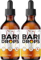 Bari Drops Suplemento Líquido Multivitamínico y Mineral (2 Envases de 60 ml, 2 Meses de Suministro)