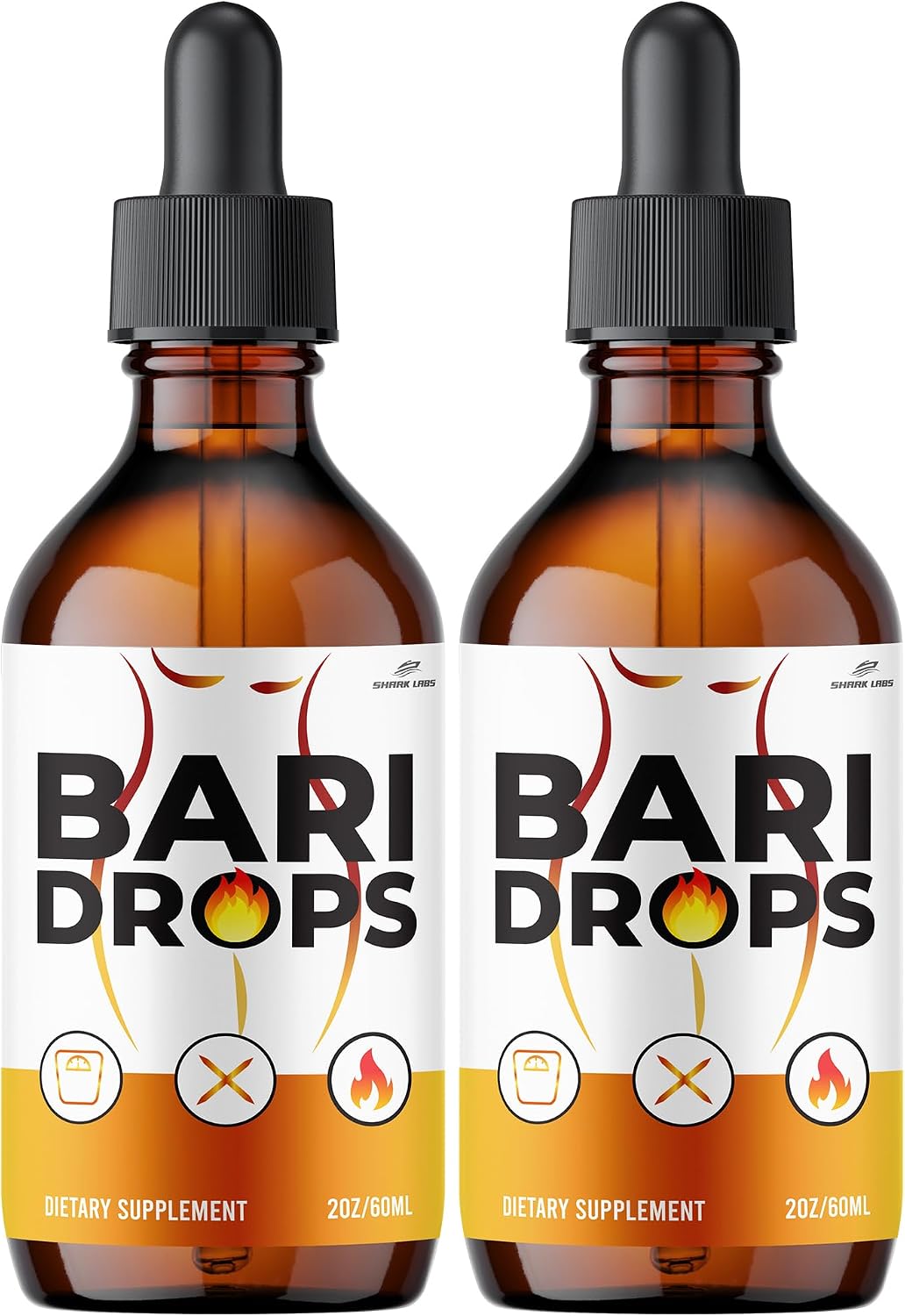 Bari Drops Suplemento Líquido Multivitamínico y Mineral (2 Envases de 60 ml, 2 Meses de Suministro)