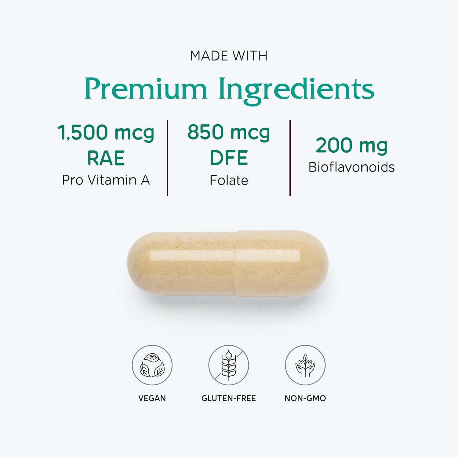 Vitanica Women's Symmetry, Multivitamínico Diario de Alta Potencia para Mujeres, Vegano, 180 Cápsulas