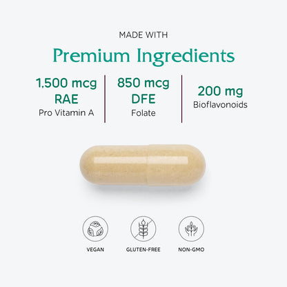 Vitanica Women's Symmetry, Multivitamínico Diario de Alta Potencia para Mujeres, Vegano, 180 Cápsulas – Image 4