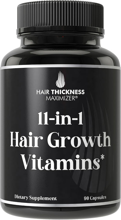 Hair Thickness Maximizer - Vitaminas Veganas – La biotina contribuye al metabolismo energético normal. – Image 1
