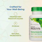 Youngevity Ultimate Prost Fx - Saw Palmetto + Mezcla de 9 Hierbas para la Salud de la Próstata - 60 Cápsulas (Paquete de 2)