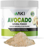 AKI Avocado Superfood Powder (170g) - Rico en Nutrientes, Vitaminas, Omega 3 y Antioxidantes - Vegano y No-GMO