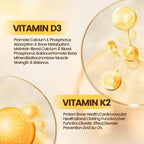 VivoNu Vitamina D3 K2 10000 UI con MK-7 y Aceite de Coco Virgen - 300 Cápsulas Blandas