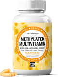 NutraPep Multivitamínico Metilado para Hombres y Mujeres - 5-MTHF, Riboflavina, B6, B12, Trimetilglicina